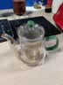 宣室堂加厚全玻璃茶壶小号 茶水分离过滤网带嘴泡红花水壶耐高温煮茶壶 茶壶配件 原装内胆*1 实拍图