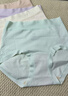 猫人A类零染棉加长裆女士内裤女全纯棉高腰收腹10A抗菌大码三角裤 实拍图