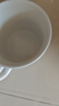 美厨（MAXCOOK）陶瓷马克杯情侣杯子 家用水杯咖啡牛奶早餐茶杯带盖勺白色MCB2924 实拍图