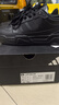 阿迪达斯（adidas）男女鞋板鞋春季皮面防泼水黑色百搭运动休闲鞋 碳黑 40.5 实拍图