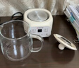 志高（CHIGO）养生壶小型一人全玻璃0胶水煮茶炖煮一体办公室静音电炖杯0.5L烧水壶烧水杯生日礼物BG-YSB202 实拍图