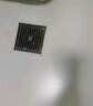 雨虹飞鱼地漏卫生间防臭大排量下水道黄铜镀镍拉丝枪灰色淋浴款FY57QHL 实拍图
