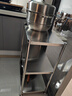稳纳 厨房置物架落地 加厚不锈钢收纳架微波炉架子烤箱货架B3608 实拍图