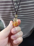 金石灵天然黄水晶貔貅吊坠男女款水晶玛瑙情侣项链送男生女生蛇年礼物 黄水晶貔貅吊坠【小号】 实拍图