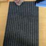 京东京造条纹拉绒入户垫 家用可裁剪除尘防滑吸水地垫进户门 灰色60*90cm 实拍图