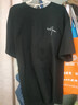 回力（Warrior）纯棉t恤男夏季新款重磅运动上衣男士潮流短袖宽松体恤 黑色 4XL 实拍图