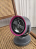 驰族[零噪音空调扇]桌面小风扇小型家用静音办公室桌usb充电风扇长续航学生宿舍床夹式便携空气循环扇 【深紫色丨桌面款】台式|壁挂|悬吊360°自动摇头 秒降16°|静音无声0噪音|100挡空调冷风 实拍图