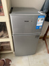 华宝小冰箱小型家用出租房用冷藏冷冻两用一级能效节能省电迷你宿舍寝室办公室二门电冰箱 【一级能效】68L银色【全国联保】 实拍图