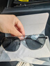 帕森（PARZIN）偏光太阳镜男 时尚简约多边形眼镜双梁合金框防晒驾驶墨镜PZ6653 实拍图