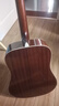萨伽（SAGA）吉他sf700单板面单民谣萨迦木吉他入门初学者萨嘎乐器 【亮光】41英寸SF700PRO原木色圆角 实拍图