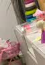 九鹿美兮儿童过家家推车玩具带洋娃娃发声光婴儿宝宝仿真女童女孩小手推车 草莓推车+奶瓶 实拍图