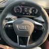 奥迪方向盘套真皮A6L/A4L/A7L/A8L/Q5L/A3A5Q3Q7Q8Q6车把套超薄款 圆形超薄款【黑色线】带车标 实拍图