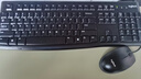 罗技（Logitech）MK120 键鼠套装 有线键鼠套装 办公键鼠套装 电脑键盘 USB即插即用 全尺寸 黑色 实拍图