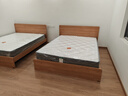 全友家居 北欧原木风小户型双人床1.5米x2米现代简约卧室落地床无床腿 实拍图