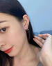 戚小米s999纯银莫比乌斯环耳环女养耳洞素圈耳钉耳圈高级耳骨钉圈圈耳饰 【10mm】莫比乌斯环耳圈一对【适合小耳垂耳骨】 实拍图