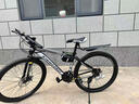 金武端自行车成人山地车公路赛车单车骑行变速超轻越野中学生初中青少年 顶配版-辐条轮-黑白色 27.5寸24速 实拍图