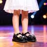 迪士尼儿童鞋子女童表演皮鞋春季艾莎新款洋气蝴蝶结公主鞋软底时尚单鞋 黑色【夏季单鞋】 26 码/内长16.6cm适合脚长16cm 晒单实拍图