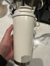 京东京造保温杯双饮口咖啡杯【陶瓷内胆-316不锈钢】 500ML白金色 实拍图