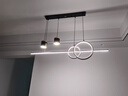 HD LED智能AI语音餐吊灯 北欧轻奢现代简约大气创意餐厅吊灯包安装 实拍图