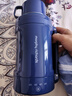 摩飞电器（Morphyrichards）电热水壶便携式烧水壶旅行热水壶烧水杯真空保温壶不锈钢保温瓶大容量户外 MR6061 1L 轻奢蓝 实拍图