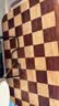 棋盘格实木菜板家用橡胶木乌檀木粘板案板面板抗菌防霉 38*26*2.5cm(9101)长方形 实拍图