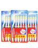 高露洁（Colgate）超洁净中毛牙刷套装 6支装×3 可清洁舌苔 深入清洁 实拍图