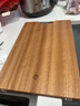 京东京造 菜板 砧案板切菜家用双面实木抗菌 【乌檀整木】40*27*2.5cm 实拍图