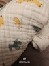 全棉时代儿童浴巾纯棉透气纱布浴巾新生婴儿宝宝洗澡大毛巾快乐熊猫95cm 实拍图