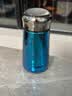 虎牌（TIGER）香港直邮纯钛保温杯迷你小巧便携口袋杯茶水分离钛杯高颜值水杯子 孔雀蓝【纯钛】230ml 实拍图