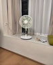 美的（Midea）【幸运草安睡1S】一级能效直流变频声控电风扇家用遥控卧室静音落地扇台式桌面抗菌大风力转页扇 实拍图