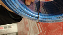 万级超六类网线非屏蔽【国标23AWG-0.57mm无氧纯铜芯】CAT6A万兆高速网络工程家装布线一箱线30米 蓝色 实拍图