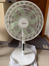 美的（Midea）【幸运草安睡1S】一级能效直流变频声控电风扇家用遥控卧室静音落地扇台式桌面抗菌大风力转页扇 实拍图