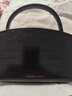 CHARLES&KEITH鳄鱼纹凯莉包手提斜挎婚包包女包生日礼物CK2-50270880-1 Black黑色 S 实拍图