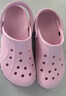 卡骆驰（CROCS）贝雅卡骆班洞洞鞋轻便耐磨一脚蹬休闲鞋女鞋时尚沙滩鞋|205089 黑色/白色-066 41 /42(260mm) 实拍图