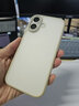 蓝猩先生适用苹果17手机壳 iPhone17保护壳磨砂轻薄护甲防摔耐磨手机保护套 灰白 实拍图