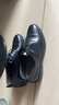 海澜之家HLA皮鞋男士商务休闲春夏德比正装鞋子男H135/H171 黑色42 实拍图