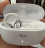 爱国者（aigo）蓝牙耳机耳夹式骨传导概念无线通话降噪不入耳耳机儿童适用于小米 苹果ca05plus标准版白 实拍图