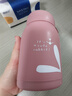 【京东物流送货上门】萌萌兔卡通水杯女牛奶玻璃杯创意便携杯子 粉色萌萌兔 330ml 1只 实拍图