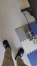 乐缔宝宝拼接爬爬垫30*30CM婴儿爬行垫2CM厚防滑垫儿童卧室地垫青白灰 实拍图