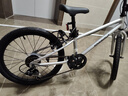 途锐达京东自营超轻铝合金自行车儿童6-12岁男孩单车元旦礼物蜂鸟20寸银 实拍图