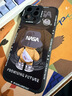 奶小鸭（NEYAA）适用苹果16promax手机壳 iphone16promax保护套全包硅胶防摔超薄创意卡通简约软壳男女款 石墨黑 实拍图