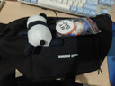 回力斜挎包男ins风运动大容量胸包潮牌复古百搭工装单肩包女学生背包 经典黑色【徽章4枚+熊猫挂件】 实拍图