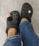 卡骆驰（CROCS）贝雅洞洞鞋男鞋女鞋轻便耐磨一脚蹬拖鞋休闲鞋百搭花园鞋|10126 黑色-001 44 (280mm) 实拍图