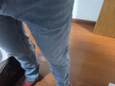 真维斯（Jeanswest）牛仔裤男春夏季薄款2026新款天丝舒适修身直筒高端潮牌休闲裤子男 浅蓝【天丝薄款】 36 码(2尺8) 【建议160-175斤】 实拍图