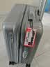 爱华仕行李箱20英寸登机箱男大容量拉杆箱耐用旅行箱女密码箱皮箱灰色 实拍图