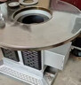 能师傅【送货上门】气化炉家用室内烤火炉柴煤两用节能无烟柴火炉灶农村 1.2米平转特厚不锈钢桌面【 6-8人 气化炉】 实拍图