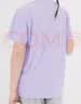361°童装男女大童短袖针织衫夏季新款速干儿童休闲T恤中大童冰爽上衣 阳光紫1204-女童 150 cm 实拍图