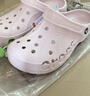 CROCS卡骆驰洞洞鞋贝雅洞洞鞋轻便运动鞋耐磨一脚蹬拖鞋休闲鞋|10126 裸粉-6PI 37 /38(230mm) 实拍图