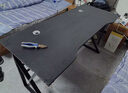 皆客电脑桌台式电竞桌子双人游戏桌椅家用办公桌书桌工作台学习写字桌 破价福利-【黑碳纤维+黑架】-140*60 实拍图