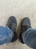 蓝鸥盾劳保鞋男夏季透气防臭钢包头防砸防刺安全工作牛皮工地鞋9101L 41 实拍图